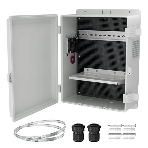 white outdoor electrical box|white weatherproof electrical box.